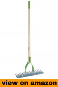 AMES 2915100 Adjustable Self-Cleaning Thatch Rake